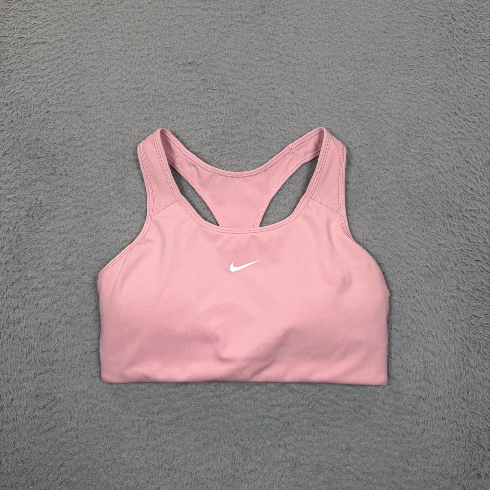 Nike Womens Dri-FIT Racerback Sports Bra Pink Medium BV3630-630